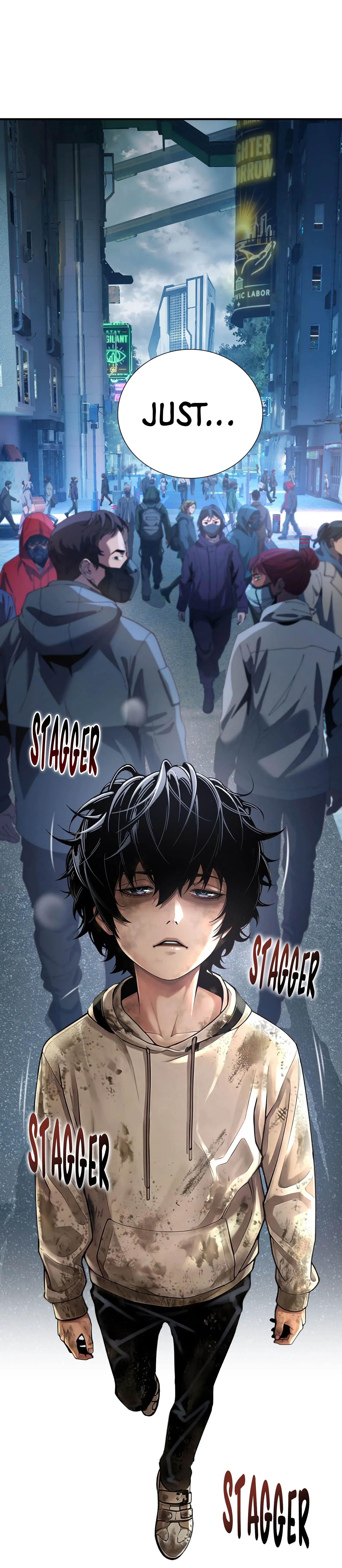 Shadow Slave Chapter 1 manga panel